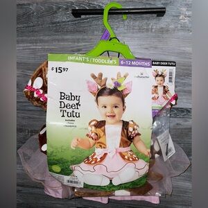 Baby Deer Tutu Costume with Headpiece (6-12m)